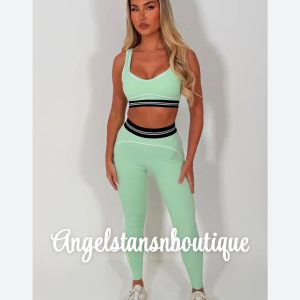 mint green gym set